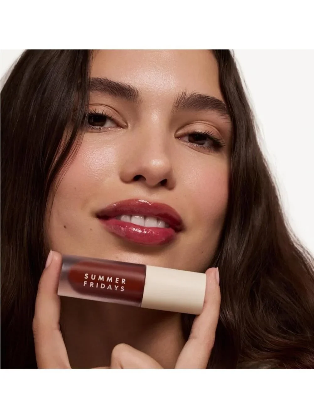 Hydrating Tinted Lip Oil - Non-Sticky Gloss for Softness & Shine - Midnight